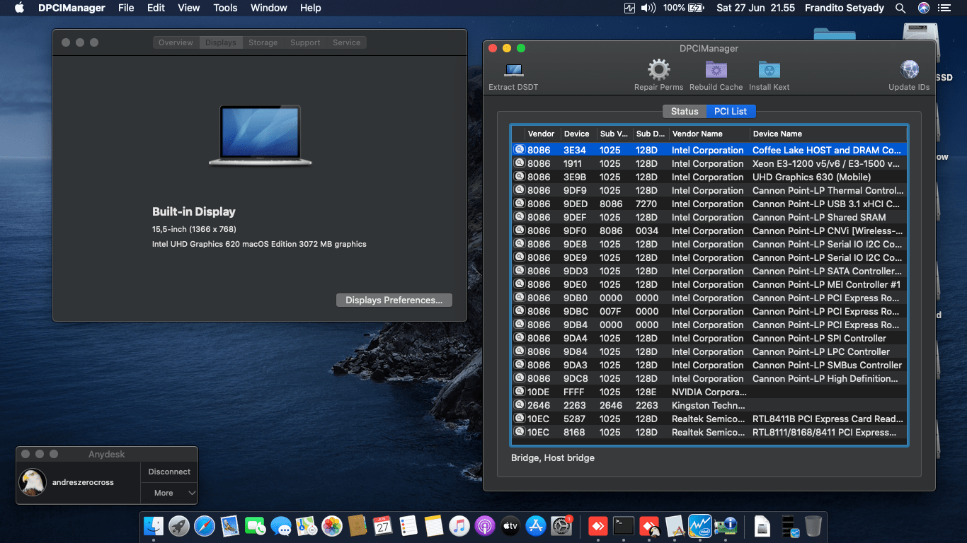 Acer Aspire 5 A515 52G 5267 [WhiskeyLake   Intel UHD 620 + I2C] 2